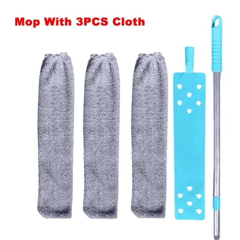 Telescopic Extendable Long Handle Mop with Bendable Head - Flexible Cleaning Duster Brush for Home Pole Dusting And Cleaning