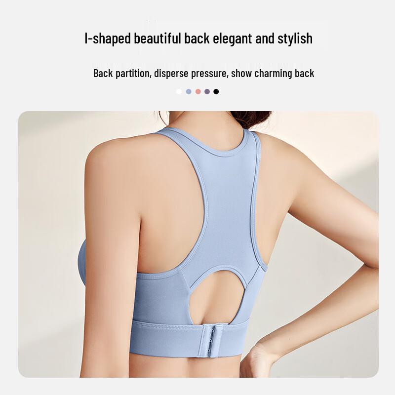 WEZHO Women's High-Impact Racerback Sports Bra