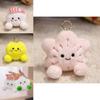 Waterdrop Shape Plush Keychain With Crystal Soft Material For Gift And Accessories