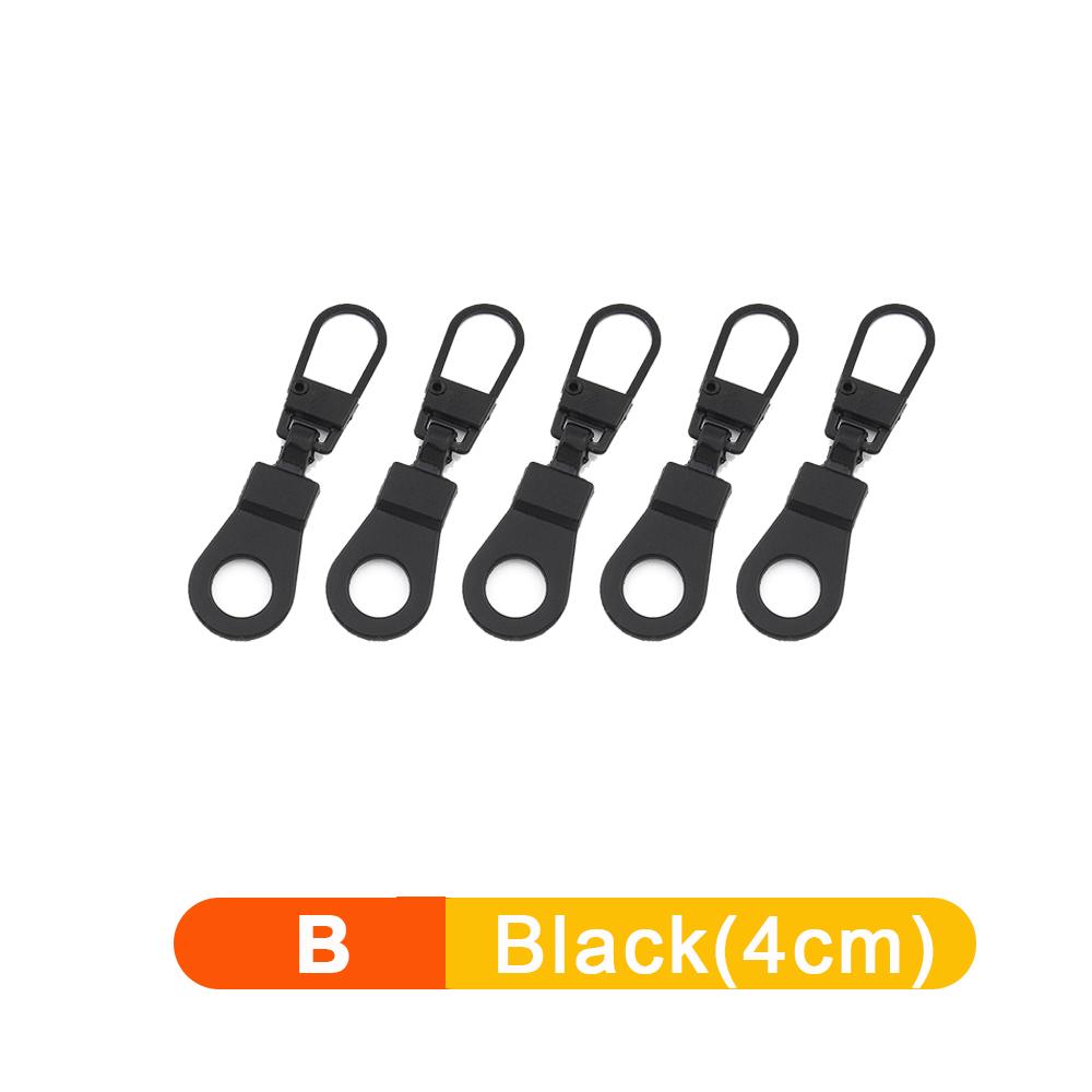 5/1 pz Tiracerniera staccabile universale Kit di riparazione per cerniere in metallo di ricambio per valigie, borse, vestiti e cursori per cerniere