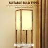 Floor Lamp with Shelves, 4 Layer Standing Lamp with USB Ports, 3 Colour Temperature, Rustic Brown