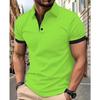 Frühlings- und Sommer-T-Shirt Herren Kurzarm Freizeit-Oberteil Mode-Poloshirt
