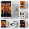Home Shower Curtains for Bathroom Waterproof Fabric Modern Nordic Style Living Room Curtain Halloween Autumn Pumpkin Decoration