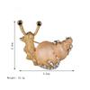 RUI RUI YU Dámská brož Pin Alloy Animal Brož šneka posetá diamanty
