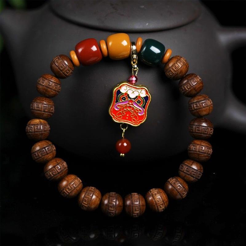 Low MOQ Wooden Bead Bracelet China Exquisite Fashion Perlenbesetzt Smooth Gift Lightweight Natural Fragrance Bracelet