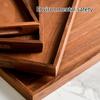Wooden Food Serving Trays Rectangular Shape Wooden Trays for Crafts Kitchen Food Dish for Snacks Mini Bars Chocolate