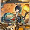 Genshin Impact Xianyun Game Art Flag For Room Dorm Camping Party Hogar Garage Living Room Bedside Wall Decor Banner Gift