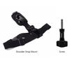 Shoulder Strap Mount for GoPro Hero 13 12 11 10 9 8, Adjustable Single Shoulder Harness First Person POV Mount for Action Caera