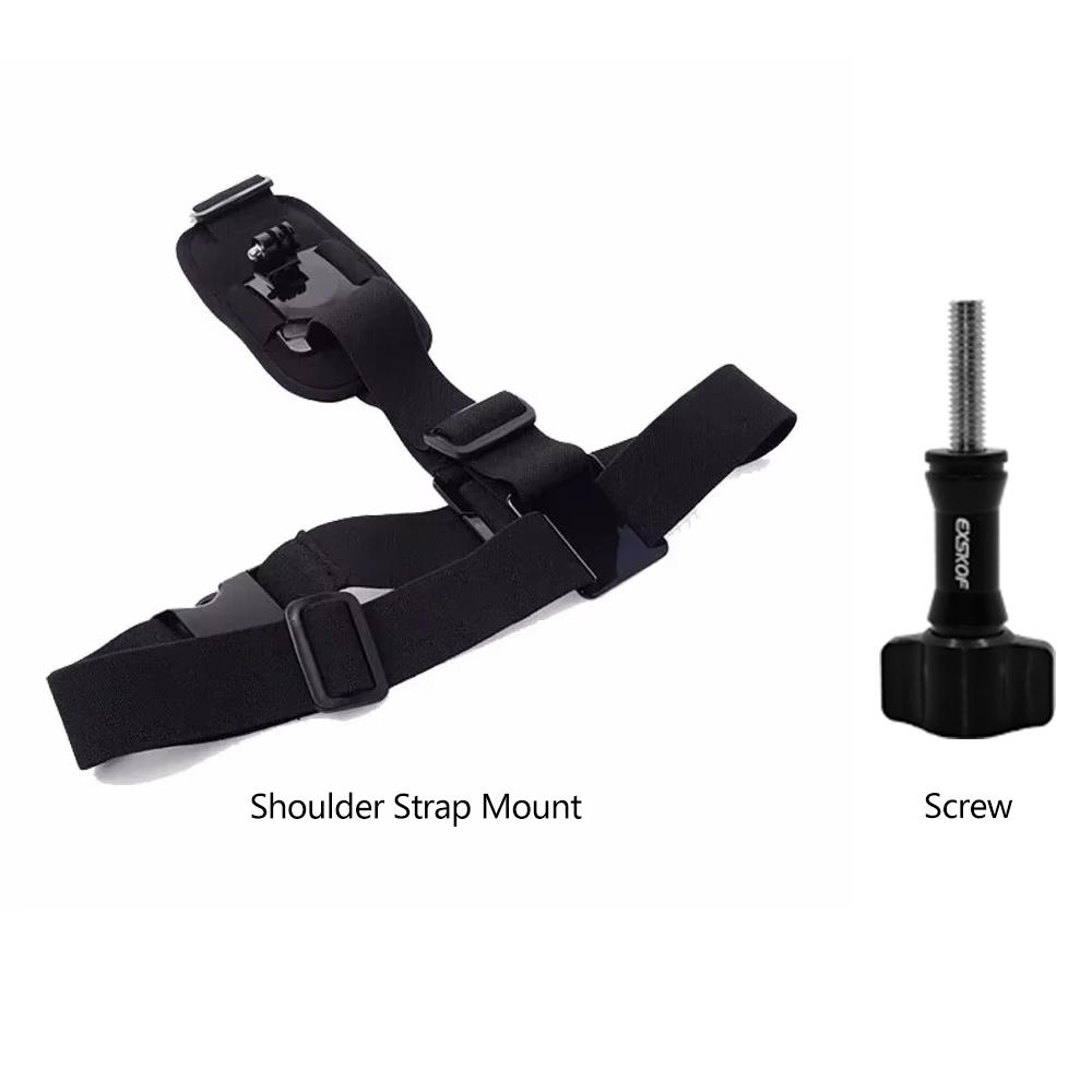 Shoulder Strap Mount for GoPro Hero 13 12 11 10 9 8, Adjustable Single Shoulder Harness First Person POV Mount for Action Caera