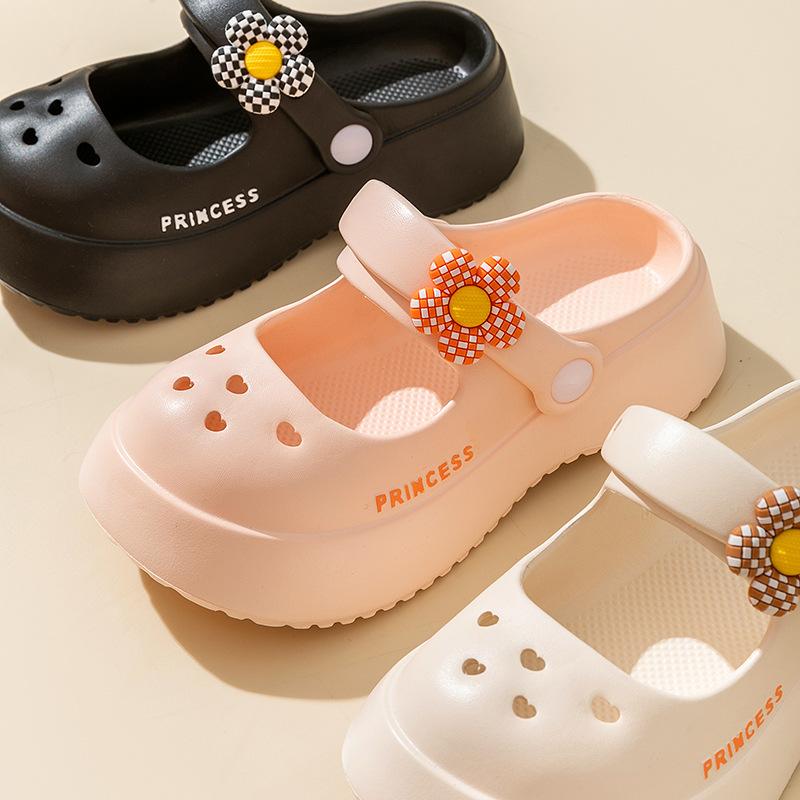 Fashion Baotou slippers for women summer thick-soled beach shoes non-slip EVA slippers outdoor beach sandals