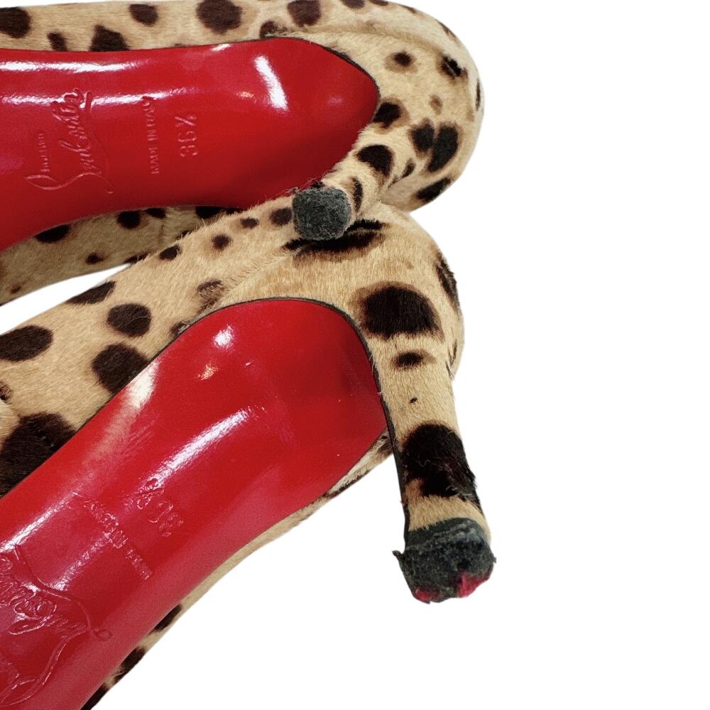 Christian Louboutin Heel Leopard Harako pumps Brown Harako Used