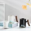 Pinjian Traditional Ceramic Teapot & Office Cup Set