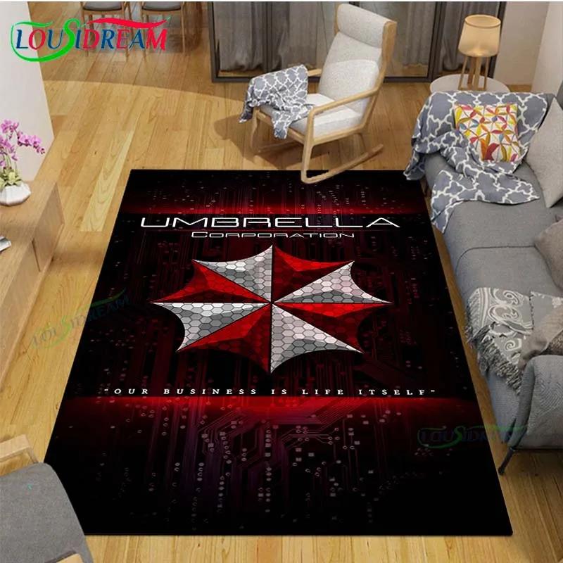 2025 Fashion 3D Movie R-Resident Evil Printed  Carpet Living Room Anti-Skid Area Rug Kids Bedroom Mats Yoga Mat Carpet Decor