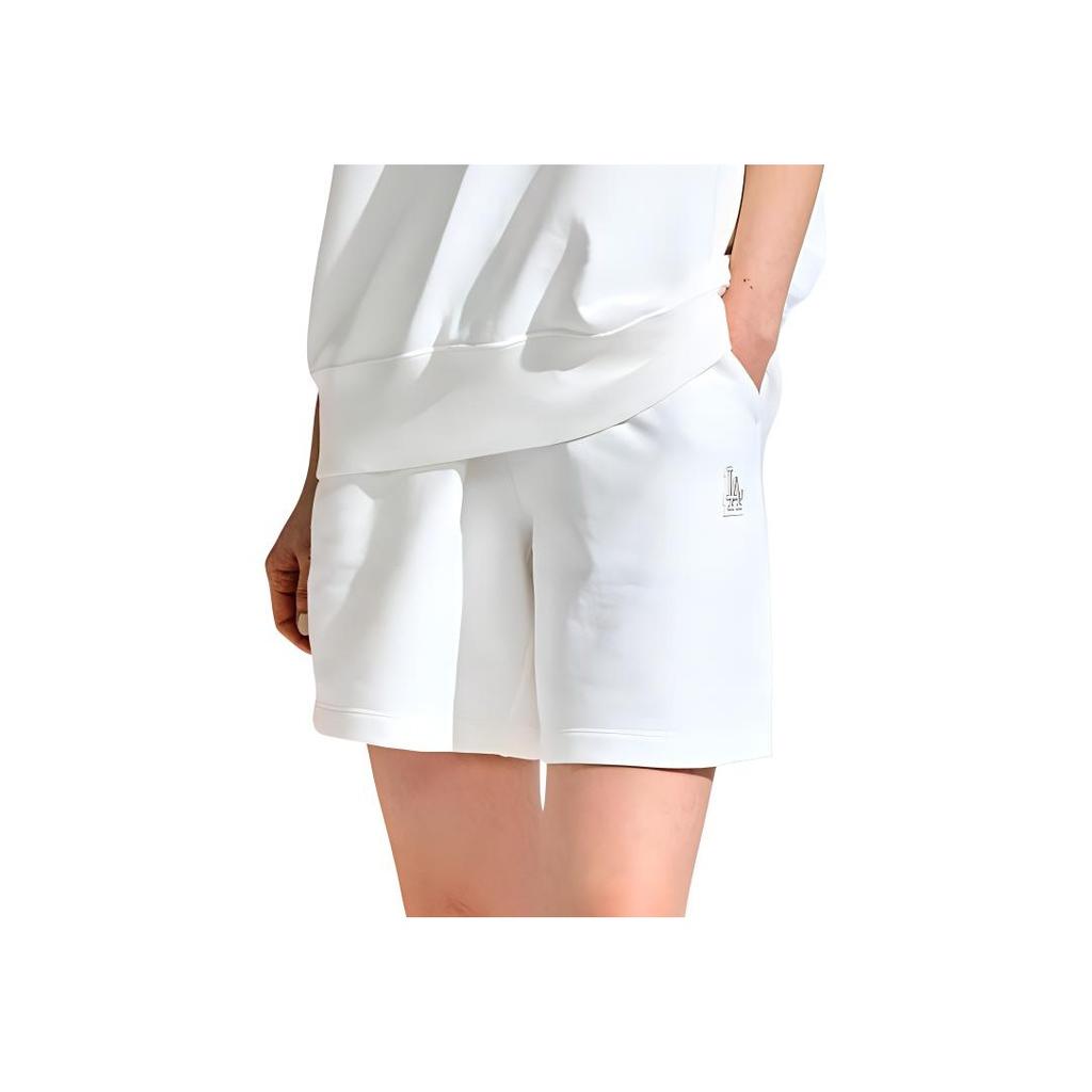 New MLB Los Angeles Dodgers Casual Shorts Unisex Beige 3ASPB0333-07IVS