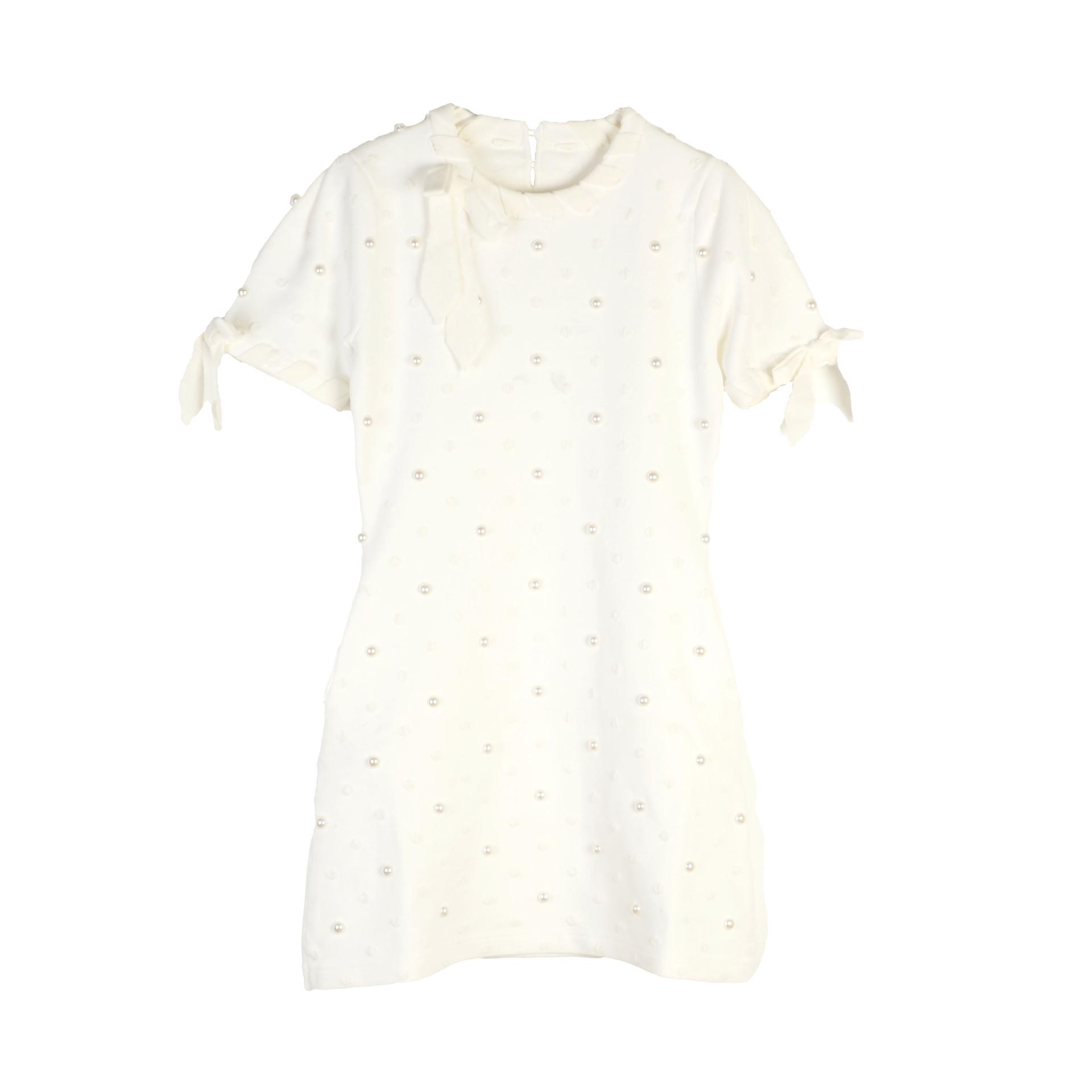 

Lafeijiamu Элегантное платье А-силуэта в горошек - Женское Весенне-летнее Черно-белое с коротким рукавом L