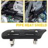 Motorcycle Motorbike Exhaust Muffler Pipe Heat Shield Cover Heel Guard Protector Durable Car Exhaust Pipe System Motorcycl Parts