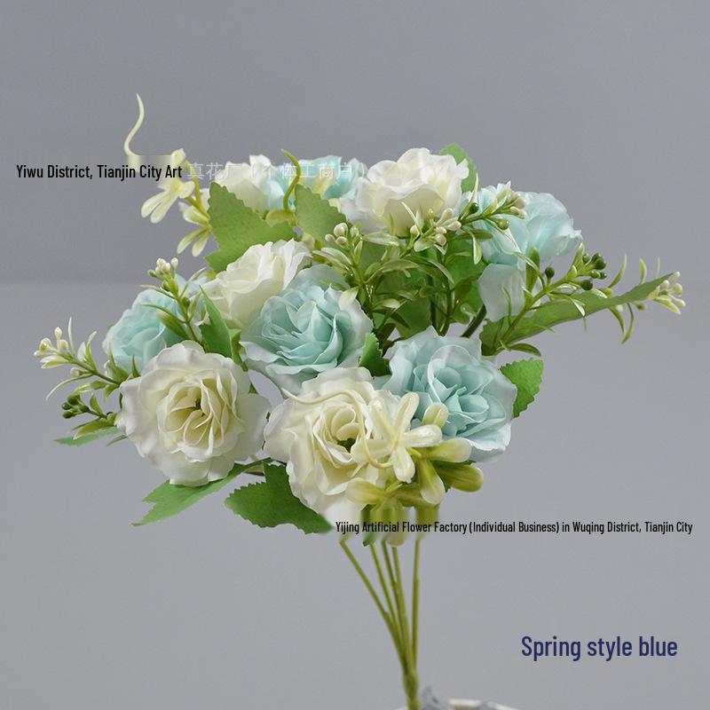2022 Diamond Rose Bouquet: Autumn & Spring Colors Wreath for Living Room & Dining Room Decoration, Mall Window Display, & Cabinet Placement
