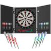 Electronic Dartboard with Automatic Scoring. 12 Darts and 6 Displays. 51x6.5x57cm. Black