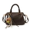 Premium retro Maillard brown small bag women's 2025 new fashion versatile messenger bag portable pillow bag