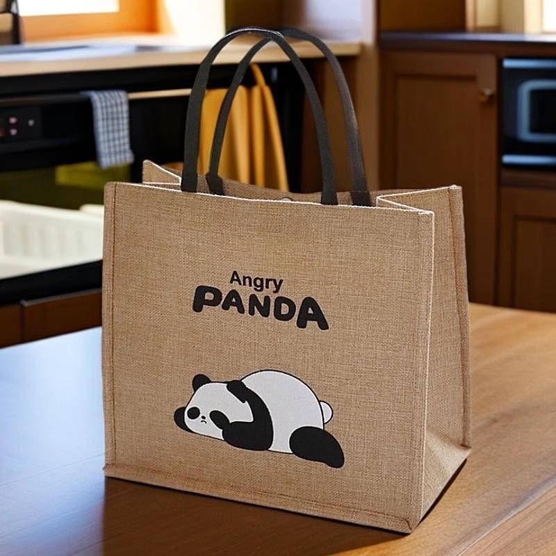 Mickey Mouse Canvas Tote Bag With Double Handles And Inner Pockets For Office And Weekend Trips