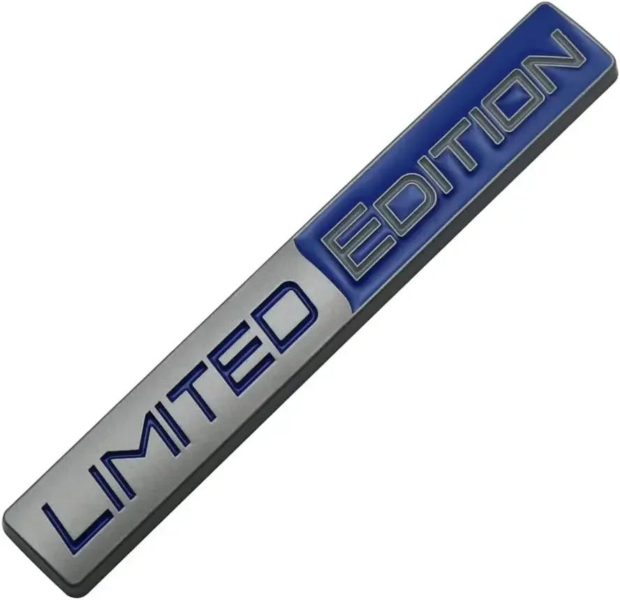 

3D Limited Edition Metal Aluminium Adhesive Emblem Rear Trunk Badge Fender Sticker Body Decal Car LIMITED EDITION Emblem синій