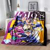 1pc Blanket JoJo's Bizarre Adventure3 Print Design, Lightweight Blanket for Sofa, Bed- Soft &Warm, Gift for All Seasons like Christmas, Halloween