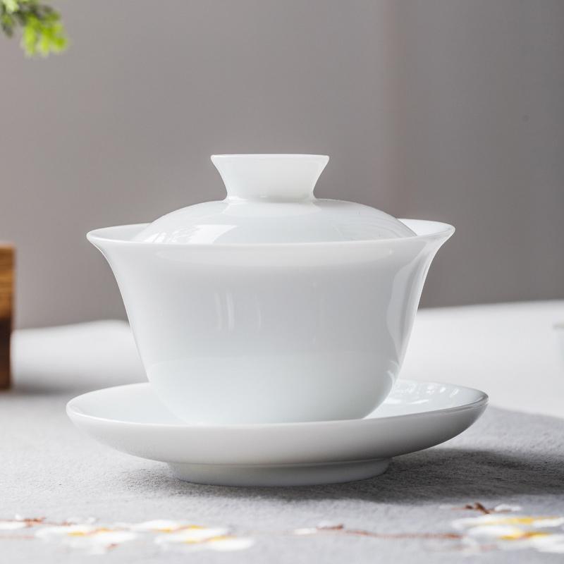 

Hand-painted Orchid Ceramic Gaiwan Blue and White Porcelain Tea Cup Portable Personal Tea Bowl Tea Maker Chinese Tea Set Gifts