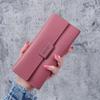 Korean Style Women's Minimalist Tri-Fold Wallet & Card Holder