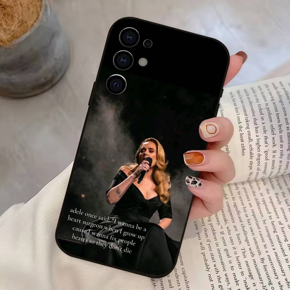 Singer A-Adele Phone Case Silicone Soft For Samsung S25,S24,S21,S22,S23,S30,Ultra,S20,Plus,Fe,Lite