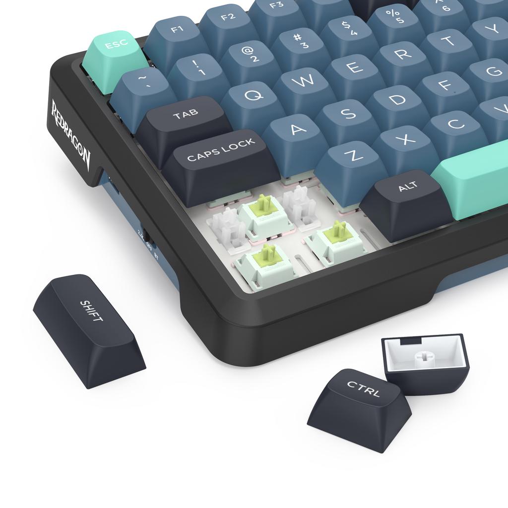Redragon Behemoth Pro K724Gbg-Rgb-Pro 4000 Mah Gaming Keyboard 1 Pc