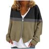 Womens Zip Up Sweaters Sweatshirts Long Sleeve Oversized Jackets Soft Casual Loose Tunic Tops