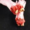 1 Pair Realistic Hands Prop Horror Bloody Fake Body Parts Severed Arm Hand Halloween Props