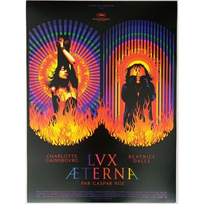 

LUX AETERNA Affiche Cinéma Originale Roulée Petit format 54x40cm Gaspard Noé