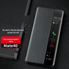 Huawei Mate40 Genuine Leather Smart Window Flip Case