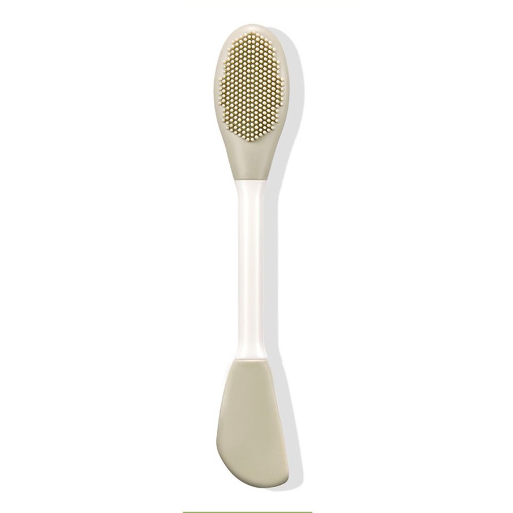 Double-headed Silicone Mask Brush Skin Friendly Exfoliating Soft Head Scraper Cleansing Massage Massage Cleaning Brushes