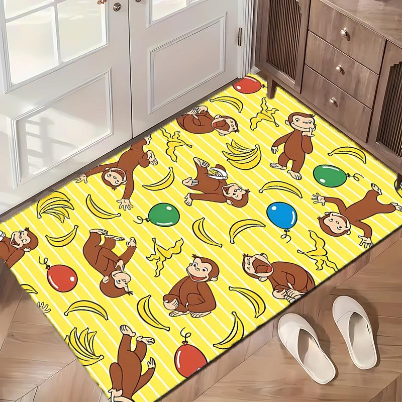 Curious George (1) Office Carpets Suitable for Living Rooms Bedrooms Offices and Kitchens a Gift for Modern Home Decor