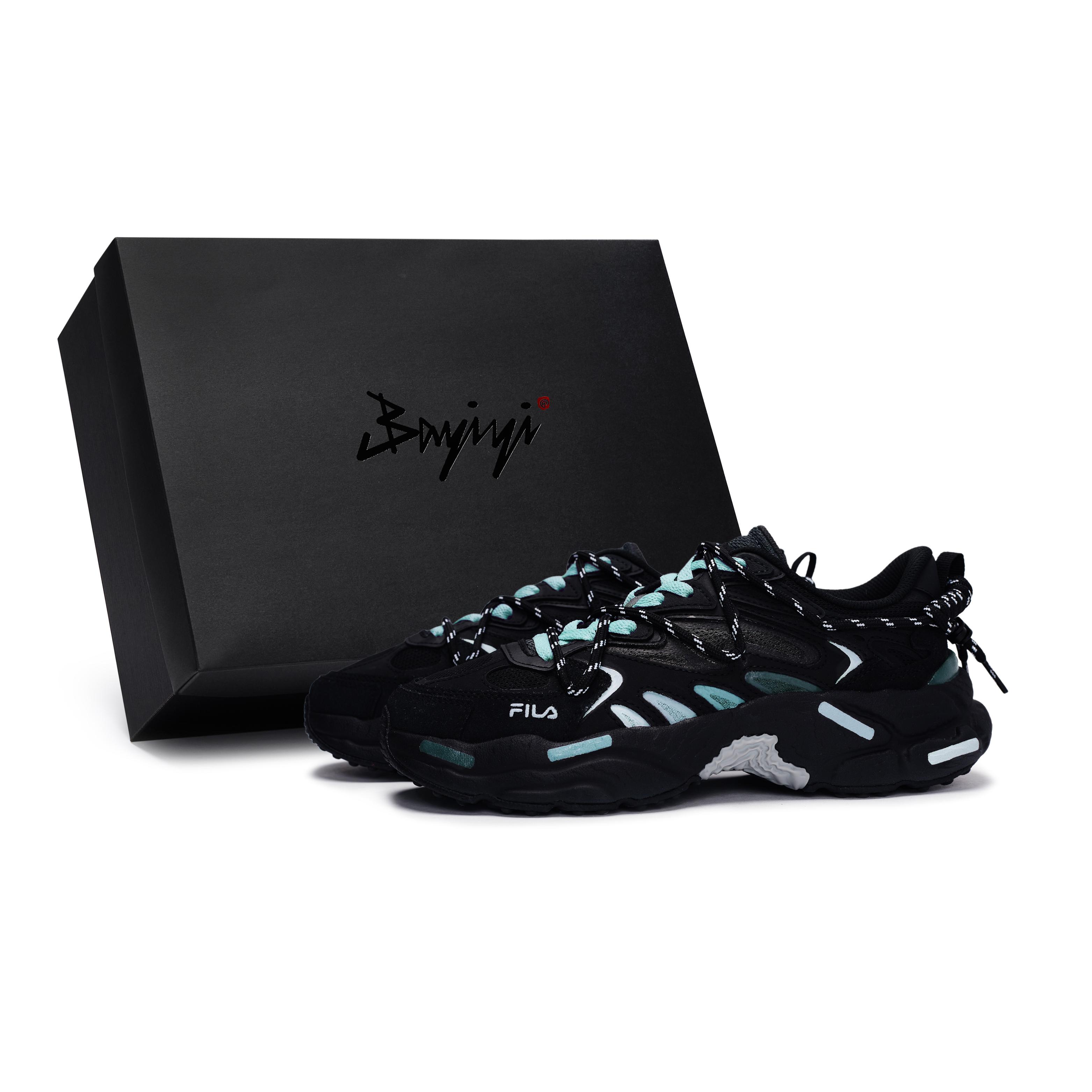 FILA Fern 2 Low top Chunky Sneakers Women s Black F12W331101ADB(Team80-SBOX) 38