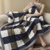 Coral Fleece Winter Throw Blanket Japanese-style Nap Blanket Cozy Sleep Blanket  Autumn
