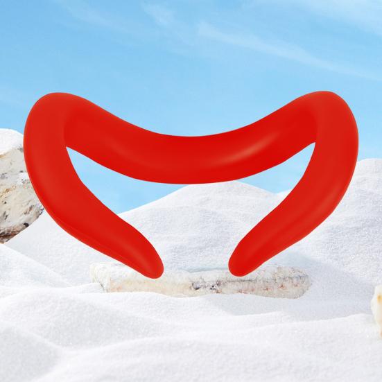 Fone de ouvido VR Silicone À prova de suor Lavável Almofada facial macia Previne vazamento de luz Realidade Virtual