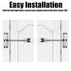 20-40kg Door Lock 180 Degree Automatic Durable Furniture Door Closer Stainless Steel Hardware Adjustable Surface Door Closer