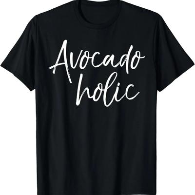 Avocado Holic Shirt Funny Avocadoholic Guacamole Lover Shirt