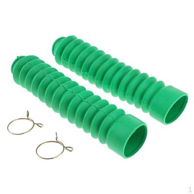 1 par garfo dianteiro capa à prova de poeira amortecedores bota 205x42x30mm para motocicleta bicicleta da sujeira