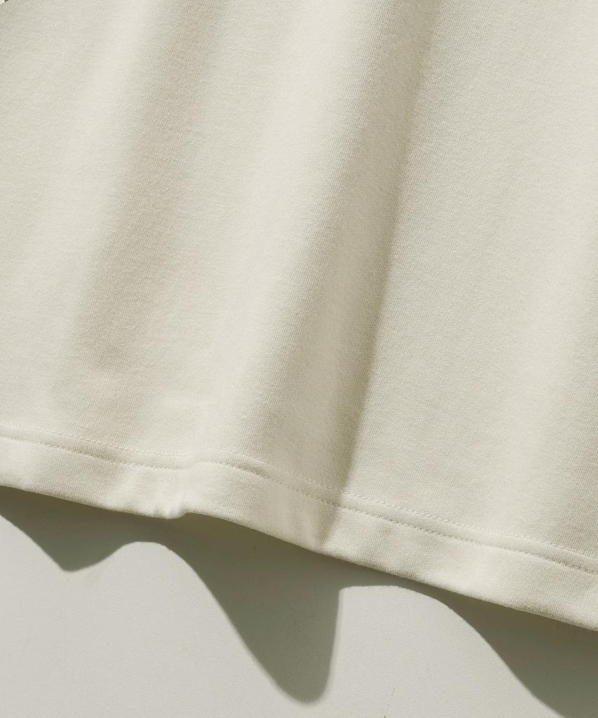 FP142 Double Cotton Two-Tone Collared Short Sleeve T-Shirt Ivory Sjst1412