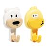 Suction Cup Hook Cartoon Animal Waterproof Bathroom Hook Removable Wall Hook for Bathroom Towels Kitchen Utensils