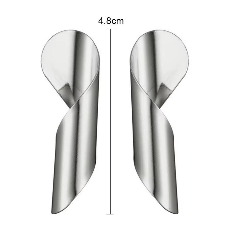 Boucles d'oreilles pendantes torsadées en métal pour femmes, couleur or, alliage enveloppé, déclaration géométrique irrégulière, oreille féminine, zircon, pendientes mujer