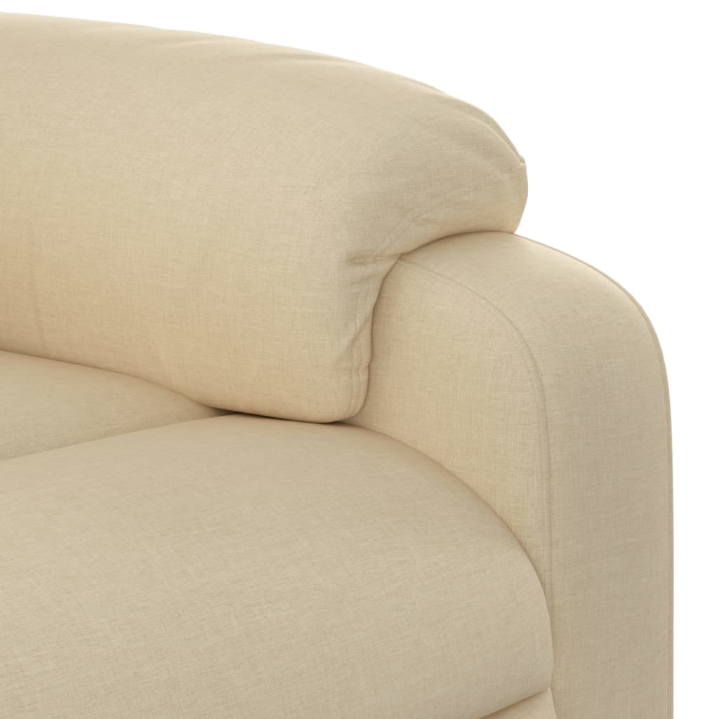 Relaxation Armchair Cream Fabric
