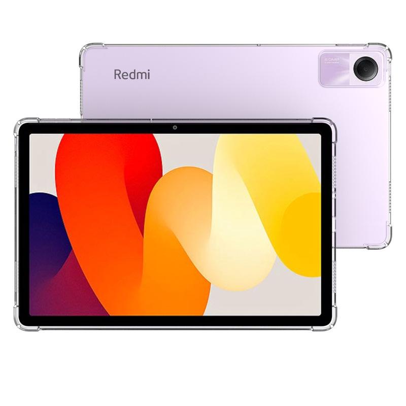 Redmi Pad SE Transparent TPU Anti-Fall Protective Cover with Airbag Corners (2025)