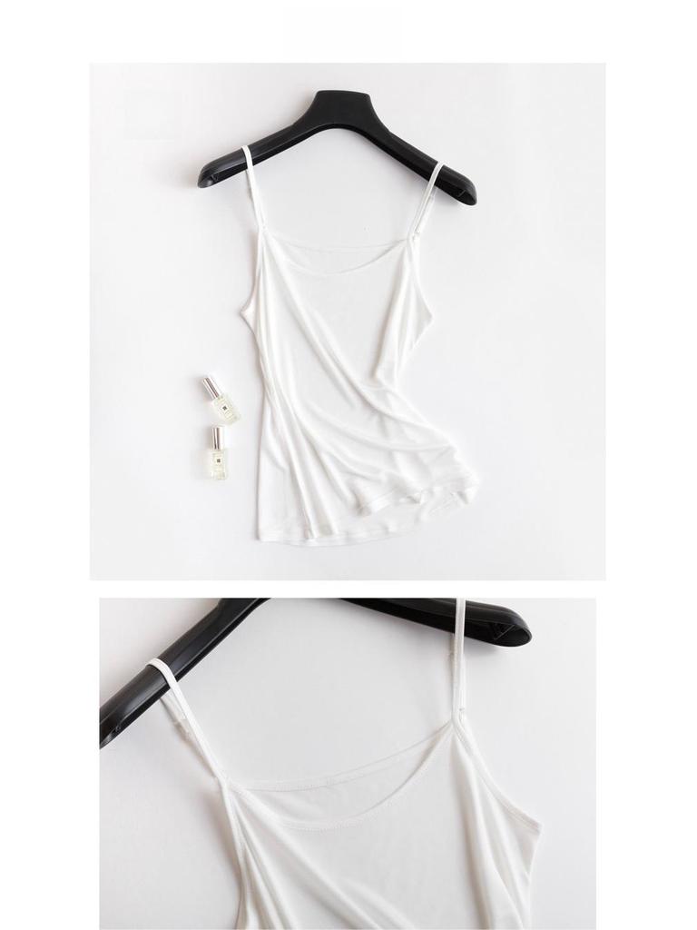 Tangge Sommer-Camisole aus Maulbeerseide – verstellbare Träger und vielseitige Passform