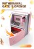 Children's Large ATM Simulator Piggy Bank with Voice and Password, Coin Roller, and Money Counting Features.