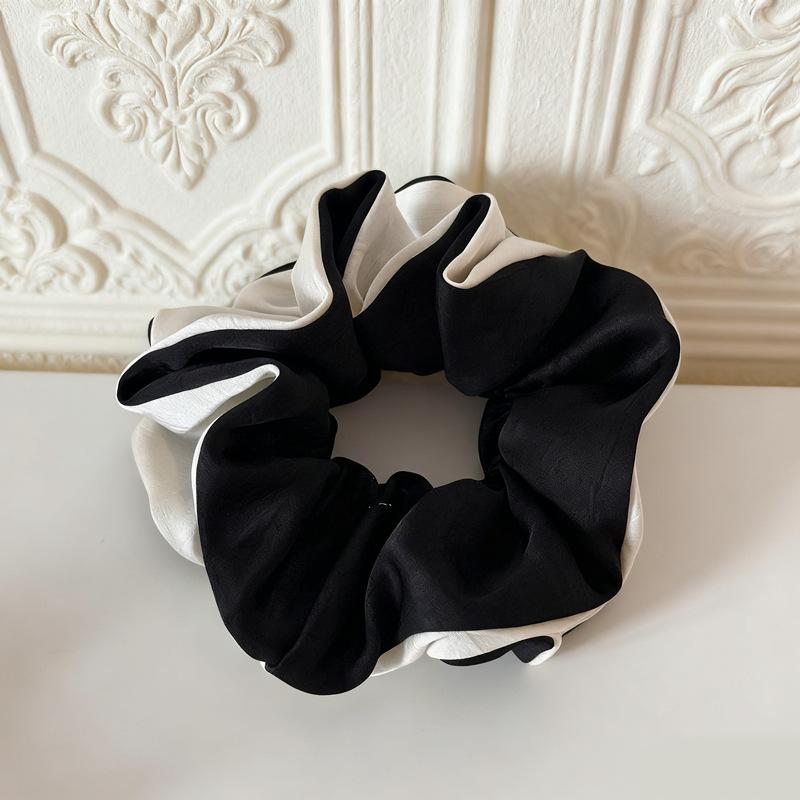 Satin Double Layer Elegant Hair Tie: Luxurious, No-Dent, and Gentle on Hair